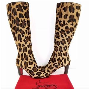 Christian Louboutin Pony Hair Boots - image 1